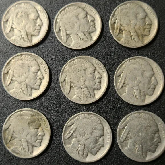 🦬 20 Vintage Buffalo Nickels - Picture 3 of 6